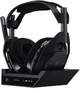 Auriculares Logitech G Astro 50 X lightspeed inalambricos para gaming con base