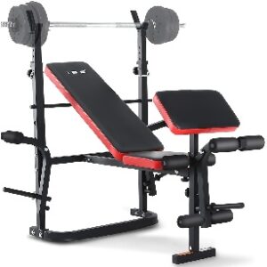 Banco de entrenamiento inclinable para mancuernas y ejercicios gym en casa