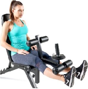Banco de pesas ajustable para gym en casa