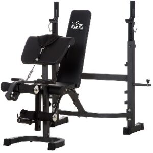 Banco de pesas multifuncional inclinable hasta 300 kg