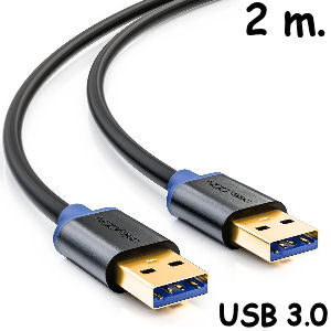 Cable USB 3.0 de 2 m. de alta velocidad