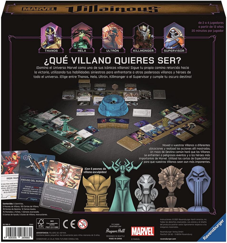 Juego Marvel Villainous Infinity Power en español